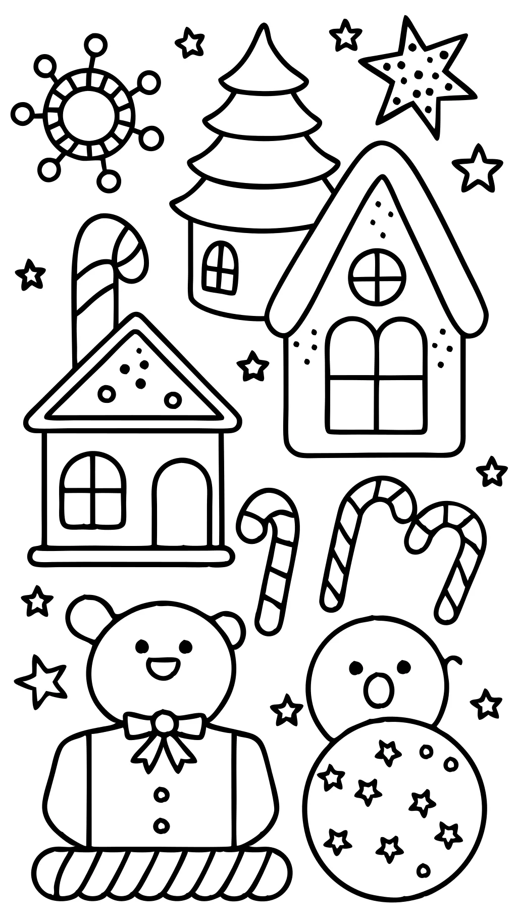 gingerbread printable coloring pages